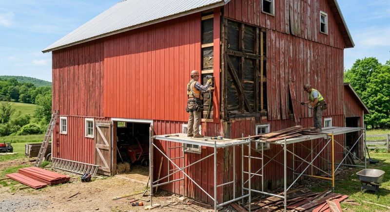 Barn Siding Replacement in Harrison, TN