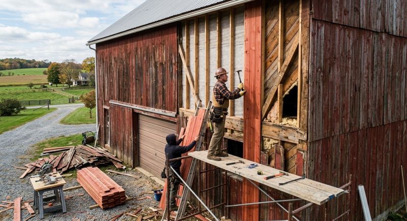 Barn Siding Replacement in Rhea County, TN