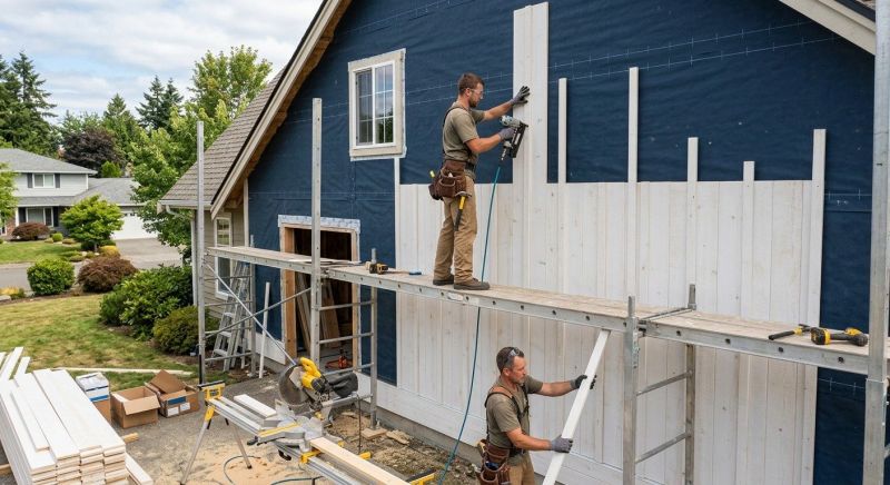 Batten Siding Installation in Meigs County, TN