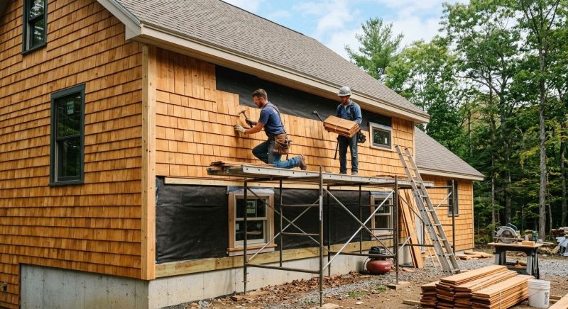 Cedar Siding Installation in Harrison, TN