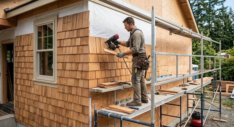 Cedar Siding Installation in Meigs County, TN