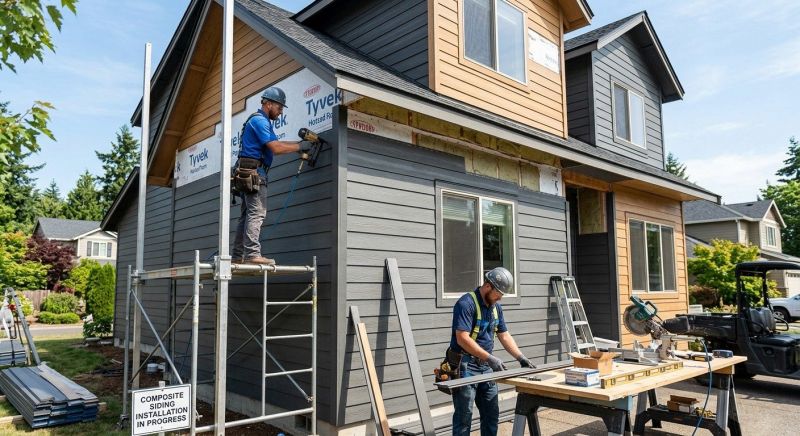 Composite Siding Installation in Riceville, TN