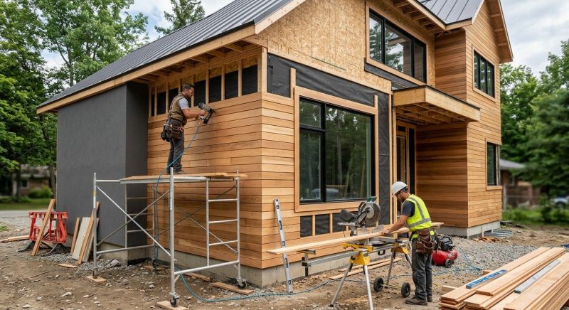 Faux Wood Siding Installation in Athens, TN