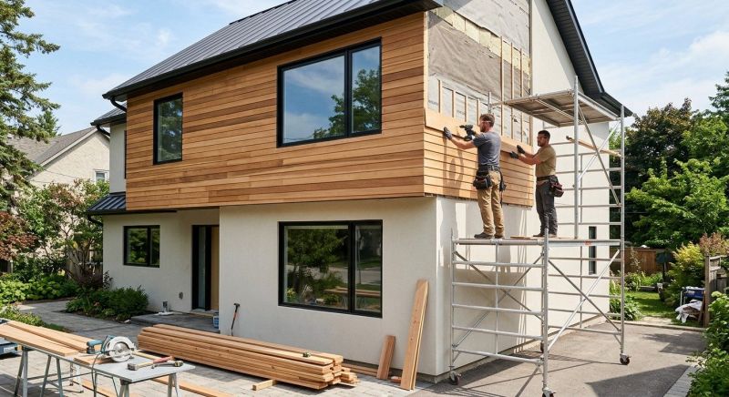 Faux Wood Siding Installation in Dunlap, TN
