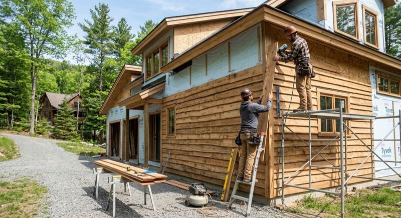 Faux Wood Siding Installation in Harrison, TN