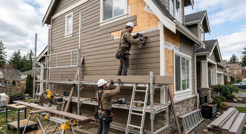 Faux Wood Siding Installation in Rhea County, TN