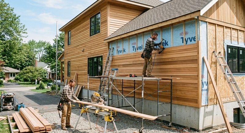 Faux Wood Siding Installation in Riceville, TN