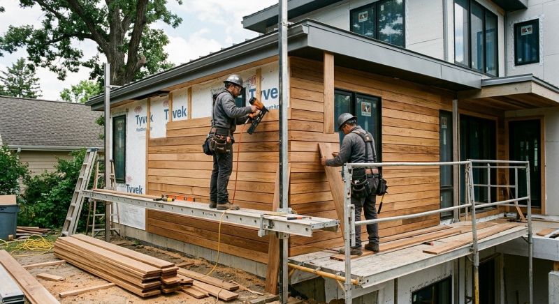 Hardwood Cladding Installation in Dayton, TN