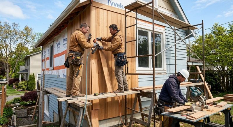 Hardwood Siding Installation in Dunlap, TN