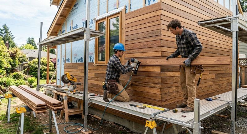 Hardwood Siding Installation in Harrison, TN