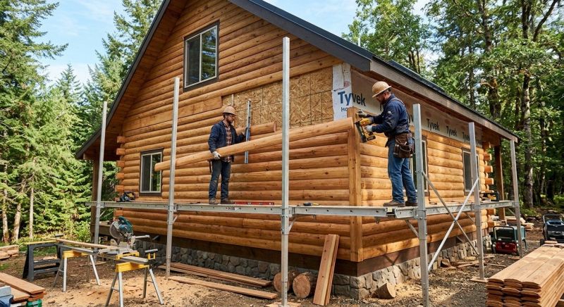Log Siding Installation in Decatur, TN