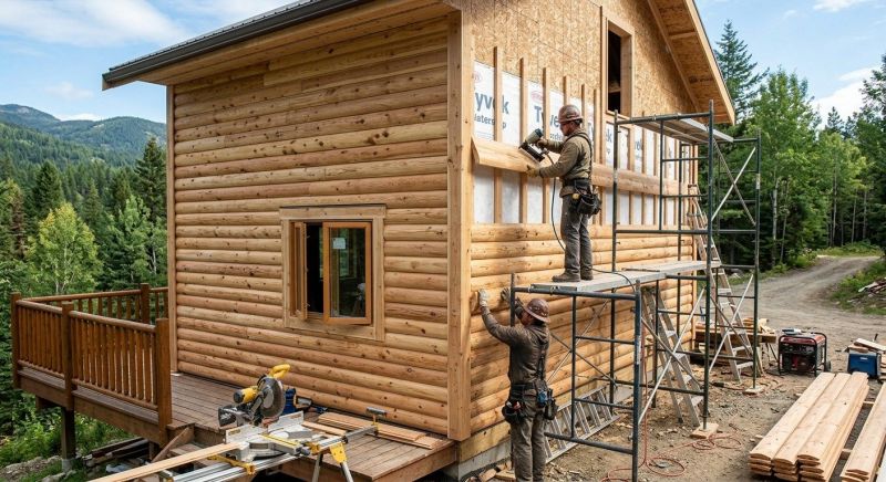 Log Siding Installation in Ten Mile, TN