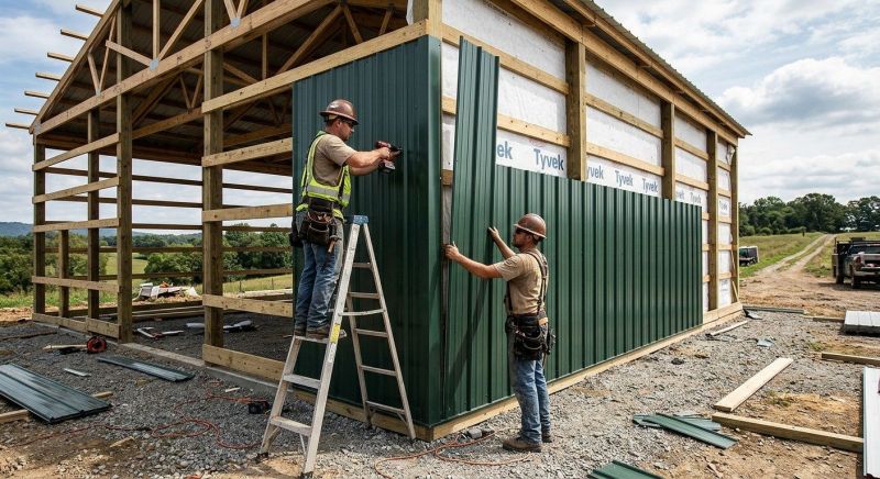 Metal Barn Siding Installation in Dayton, TN