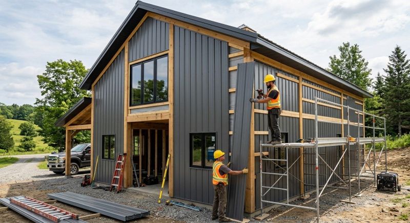 Metal Barn Siding Installation in Dayton, TN