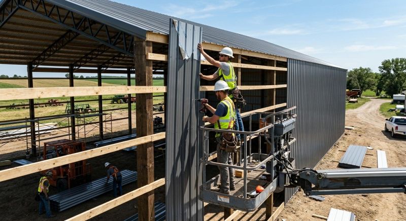 Metal Barn Siding Installation in Dayton, TN