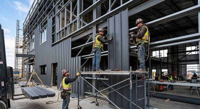 Steel Cladding Installation in Dayton, TN