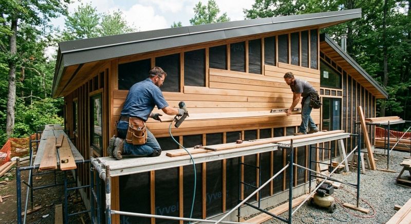 Wood Cladding Installation in Athens, TN
