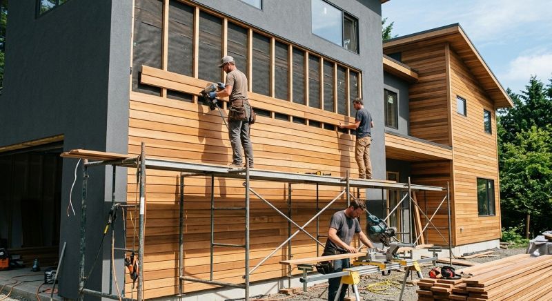 Wood Cladding Installation in Athens, TN