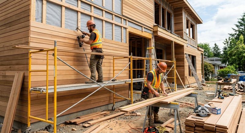 Wood Cladding Installation in Dunlap, TN