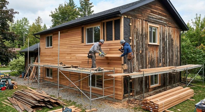 Wood Plank Siding Installation in Dayton, TN