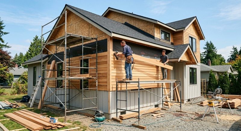Wood Siding Installation in Ten Mile, TN