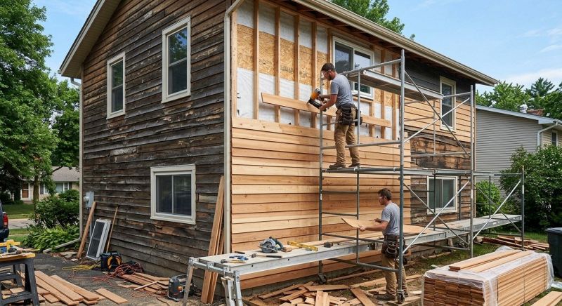 Wood Siding Replacement in Ten Mile, TN
